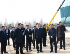 王營調(diào)研天意大宗固廢循環(huán)利用裝備研發(fā)生產(chǎn)項目