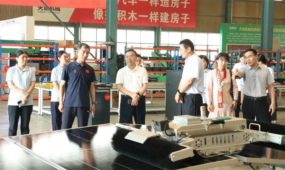 泰維能源集團(tuán)于希明董事長一行蒞臨天意集團(tuán)參觀指導(dǎo)：共話創(chuàng)新發(fā)展 共謀合